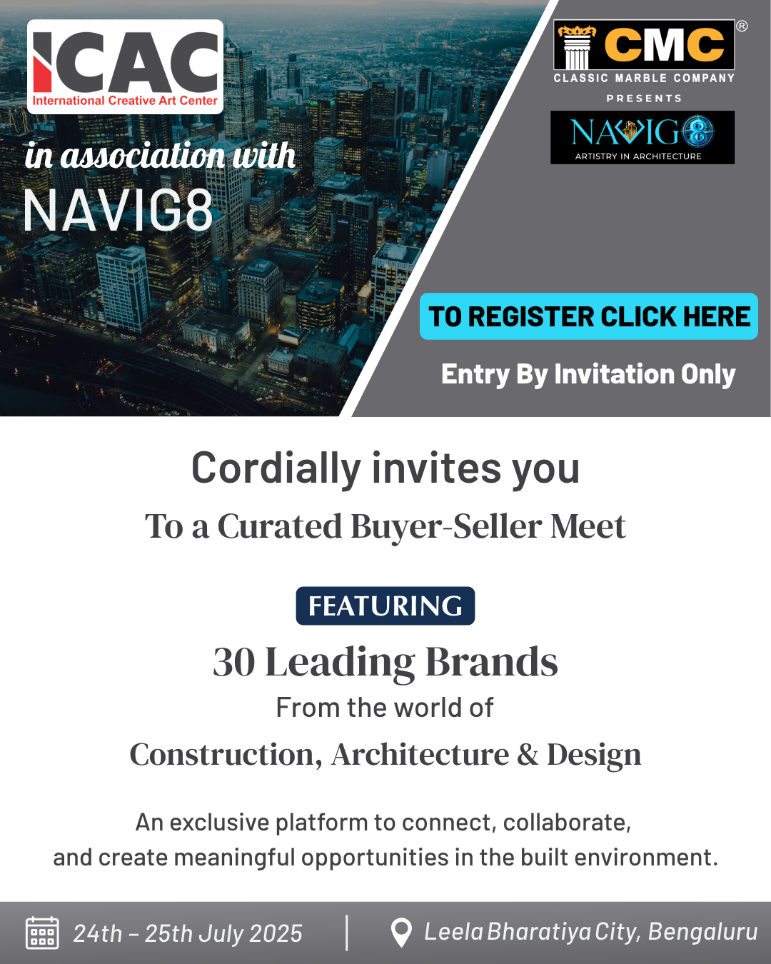 ICAC NAVIG8 Invitation Poster