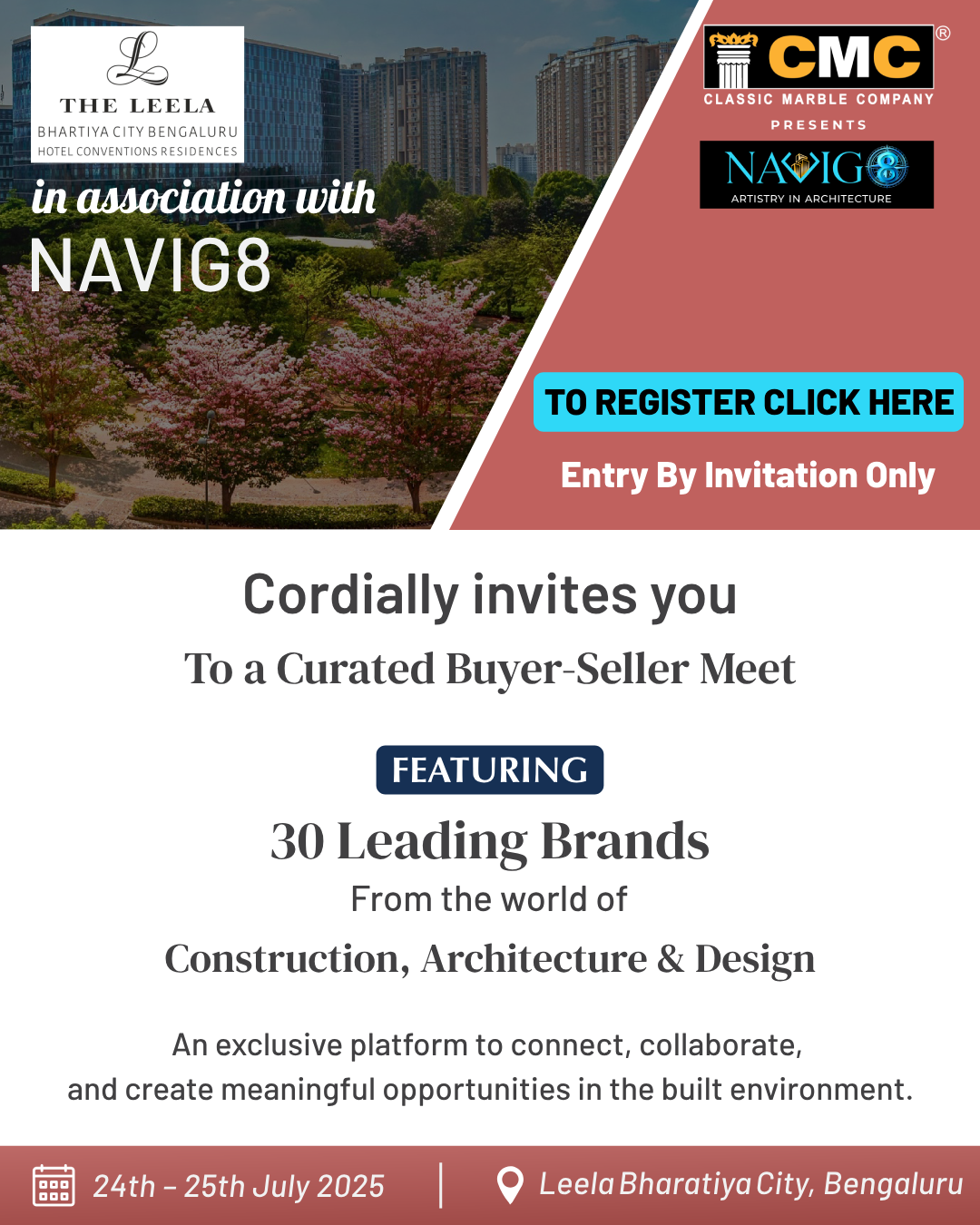 Leela  NAVIG8 Invitation Poster