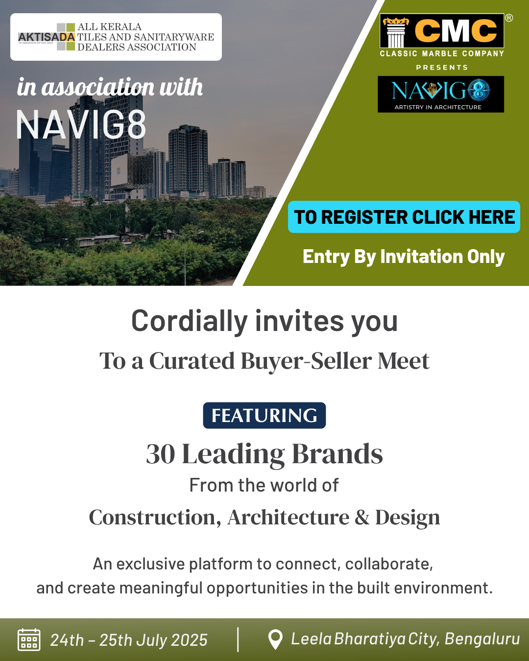 Aktisada NAVIG8 Invitation Poster