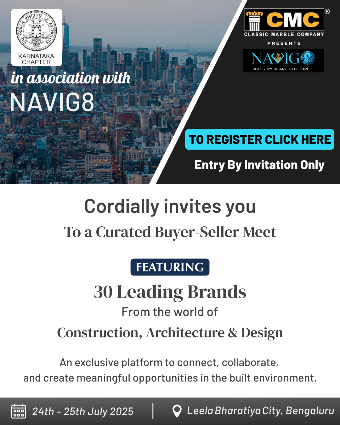 iia  NAVIG8 Invitation Poster